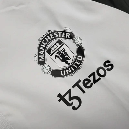 2025-26 Manchester United White Windbreaker S-2XL asasshop