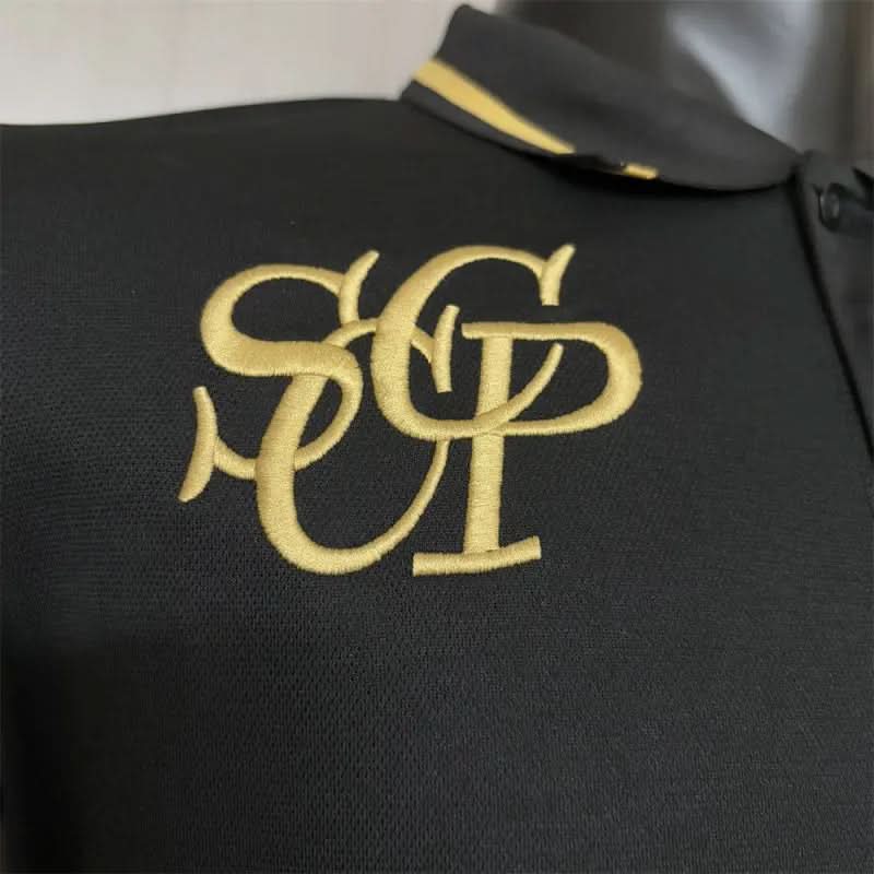 2025-26 Corinthians POLO Black Player S-2XL asasshop
