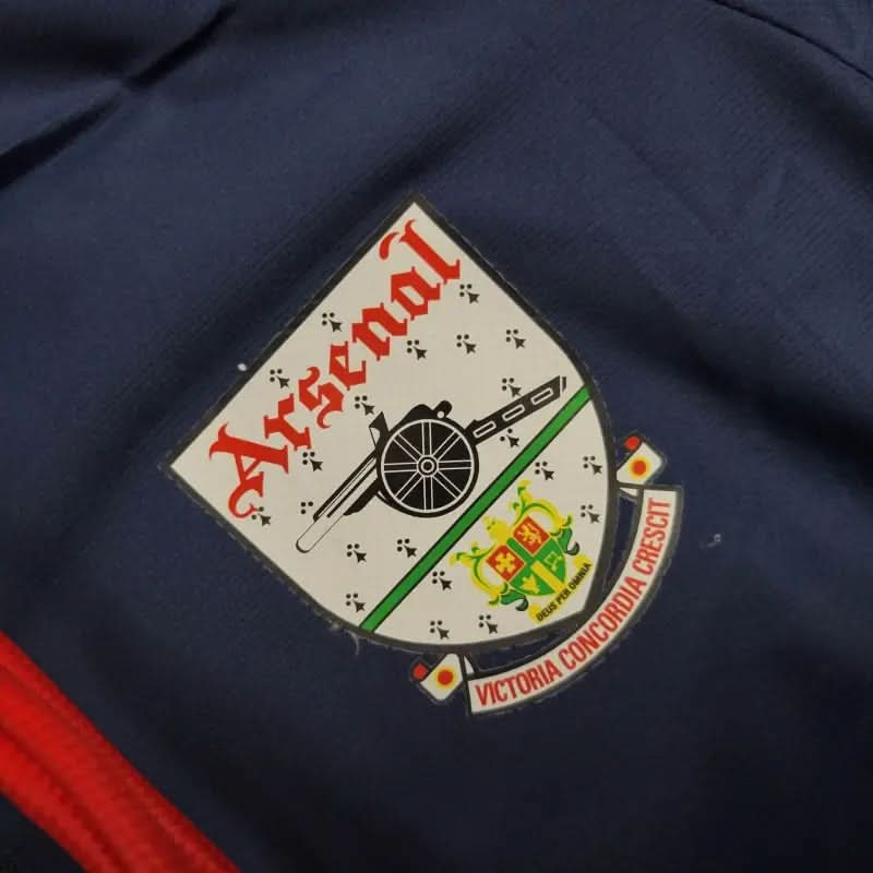 2025-26 Arsenal Black-Red Windbreaker S-2XL asasshop