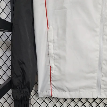 2025-26 Manchester United White Windbreaker S-2XL asasshop