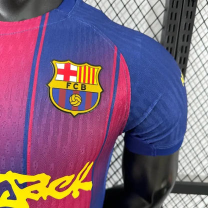 2025-26 Barcelona Special Fonts Player S-2XL asasshop