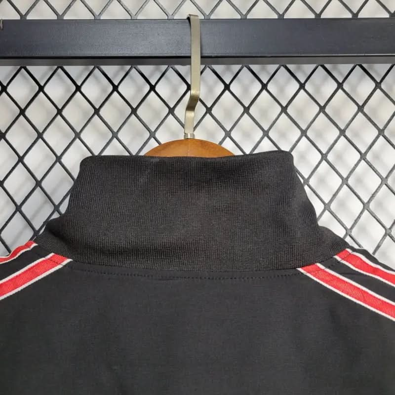2025-26 Manchester United Black Windbreaker S-2XL asasshop