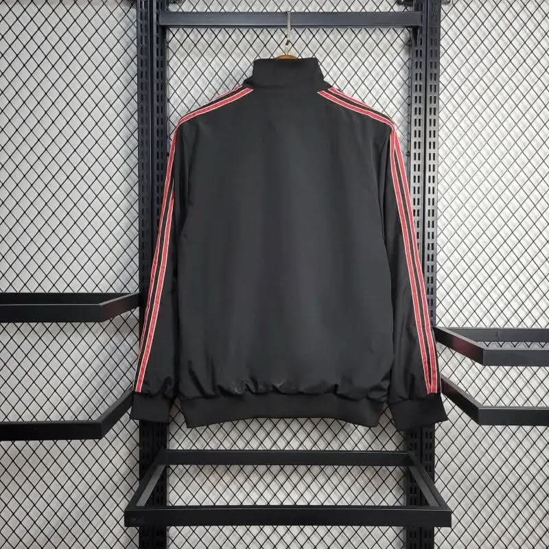 2025-26 Manchester United Black Windbreaker S-2XL asasshop