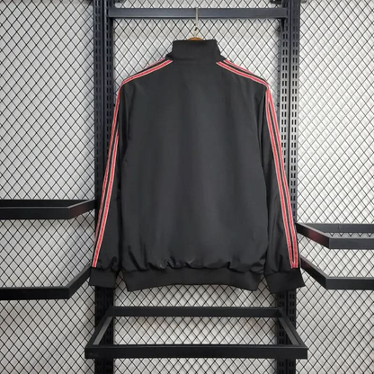 2025-26 Manchester United Black Windbreaker S-2XL asasshop
