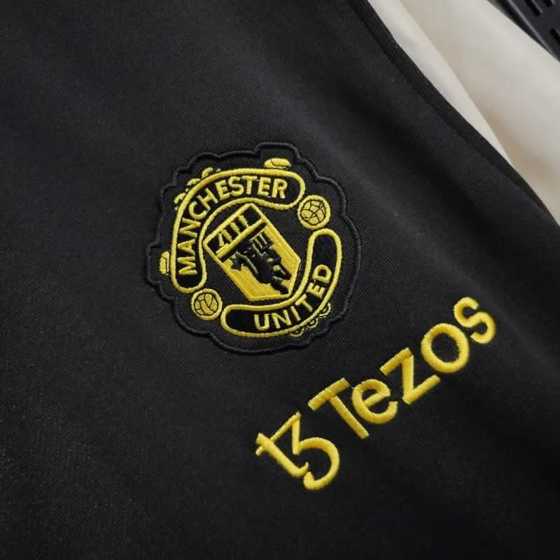 2025-26 Manchester United Black-White Windbreaker S-2XL asasshop