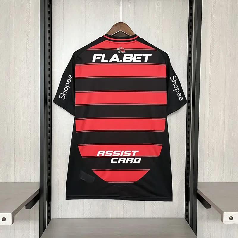 2025-26 Flamengo Home +All Sponsors S-4XL asasshop