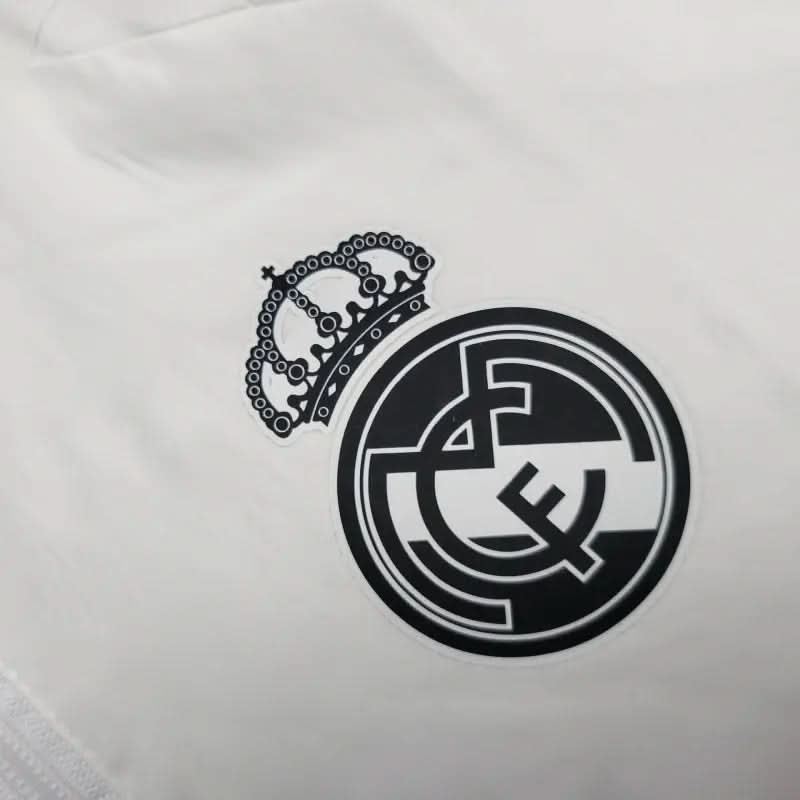 2025-26 Real Madrid White-Purple Windbreaker S-2XL asasshop