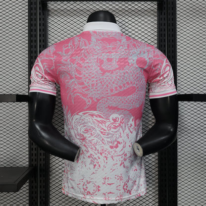 2025-26 Real Madrid Pink Dragon Polp Player Size S-2XL asasshop