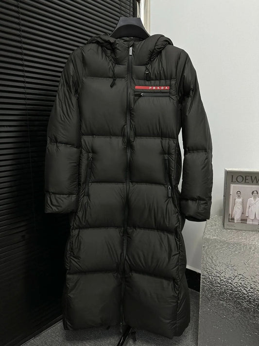 Oversized technical Re-Nylon down coat asasshop