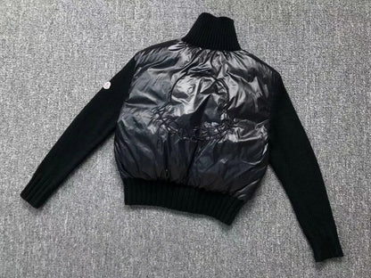 Moncler padded wool cardigan asasshop