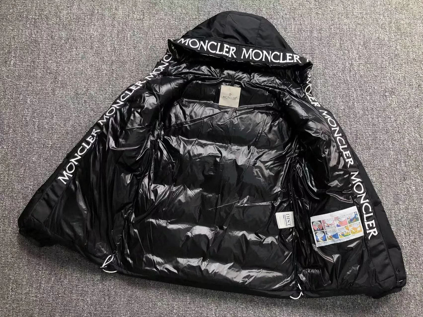 Moncler montcla black Mens down jacket asasshop