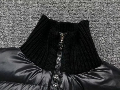 Moncler padded wool cardigan asasshop