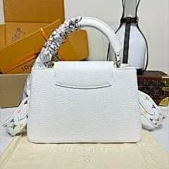 X TM Capucines BB Handbag  White Multicolor Chip Exclusive asasshop