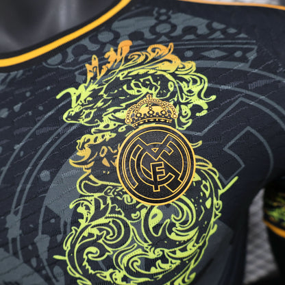 2025-26 Real Madrid Special Black Dragon Player S-2XL asasshop
