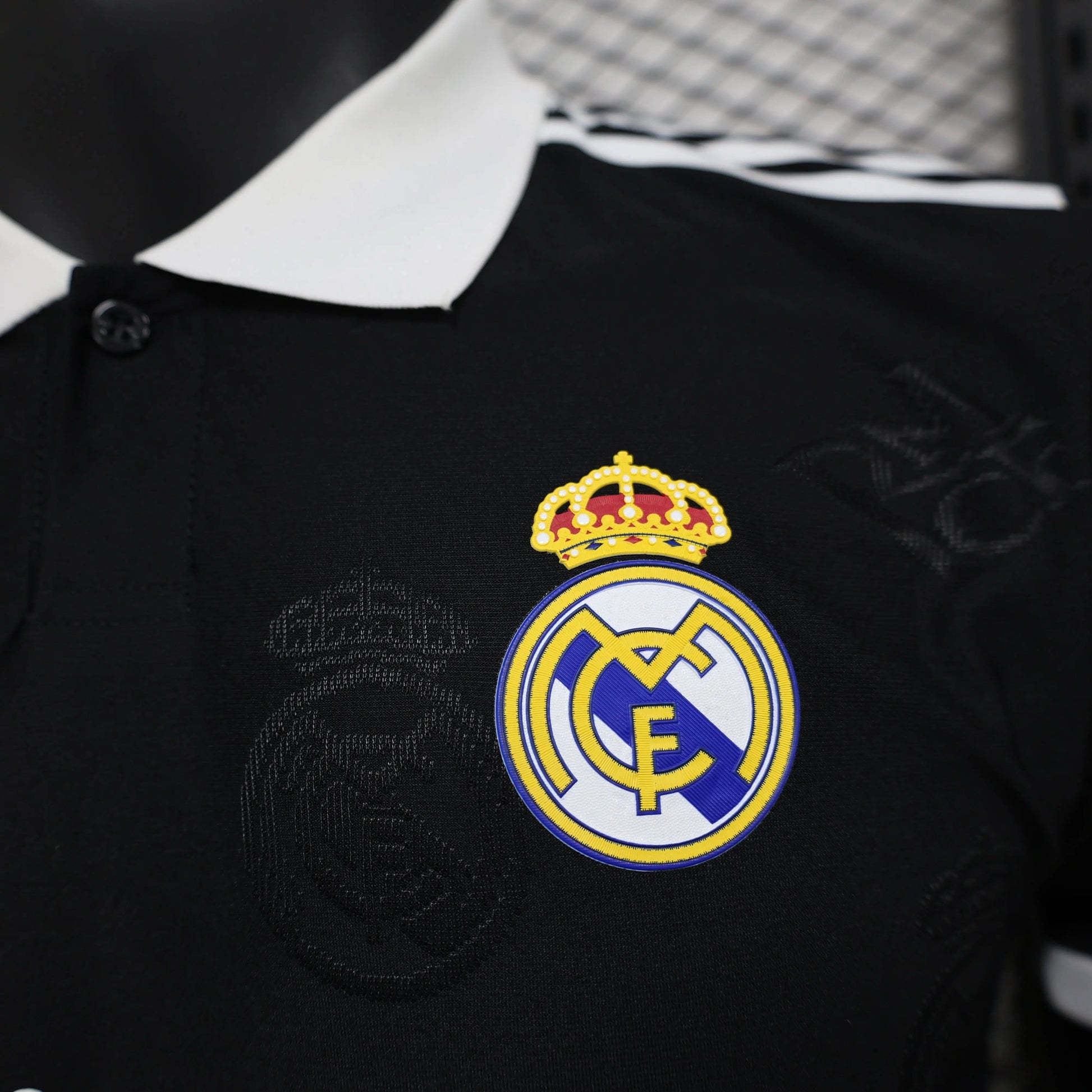 2025-26 Real Madrid Special Polo Black Player S-2XL asasshop