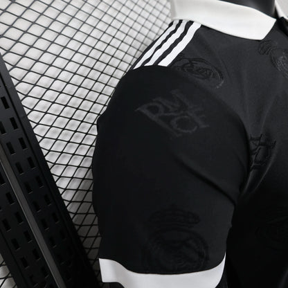2025-26 Real Madrid Special Polo Black Player S-2XL asasshop