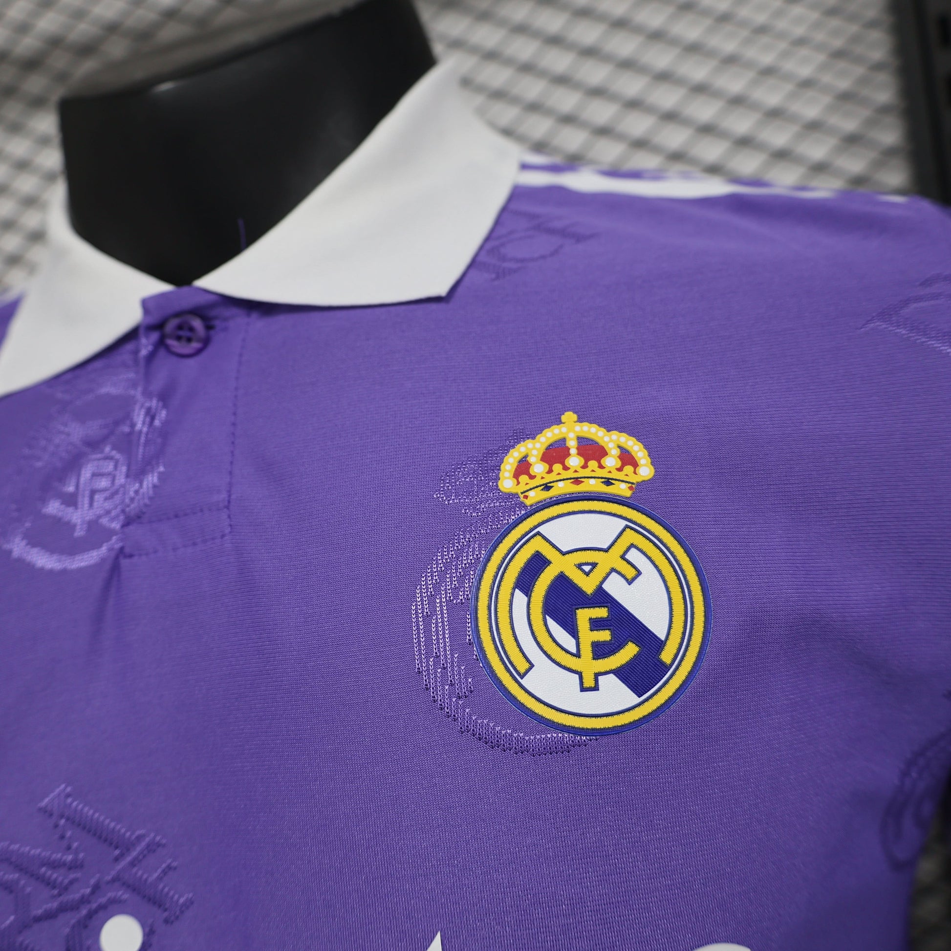 2025-26 Real Madrid Special Polo Purple Player S-2XL asasshop
