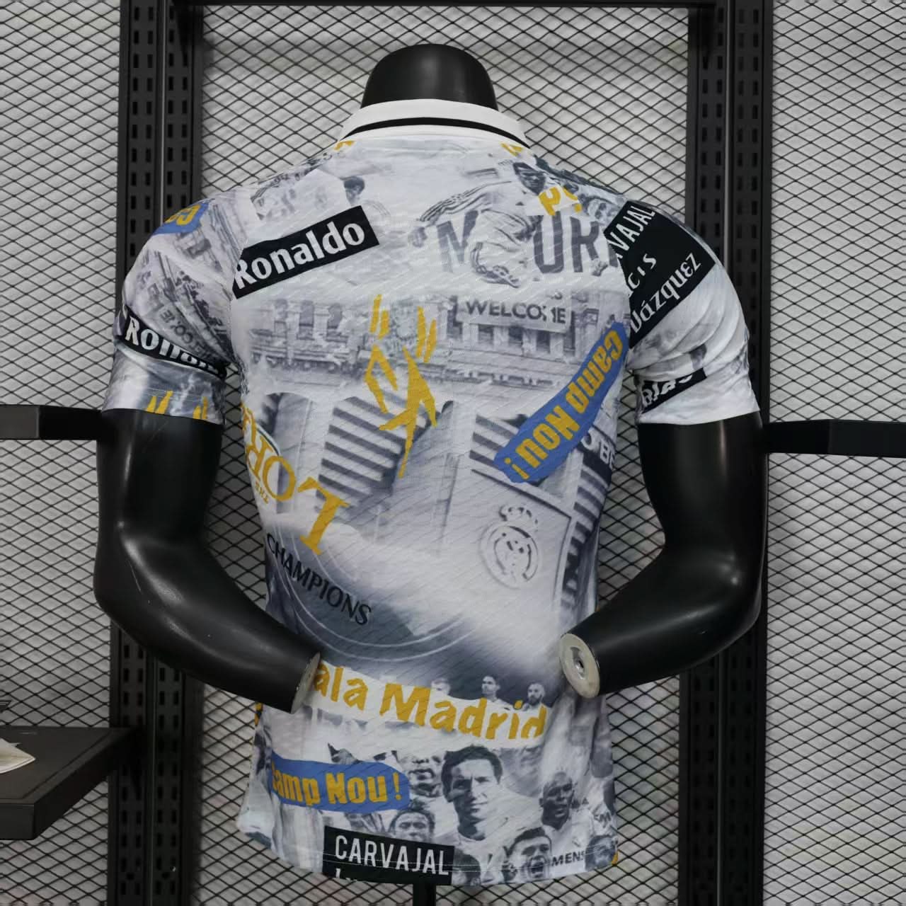 2025-26 Real Madrid Champions League Highlights Player Size S-2XL asasshop