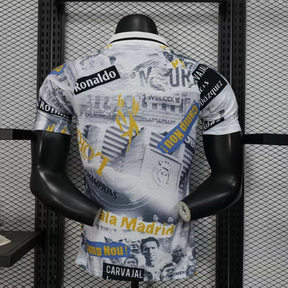 2025-26 Real Madrid Champions League Highlights Player Size S-2XL asasshop