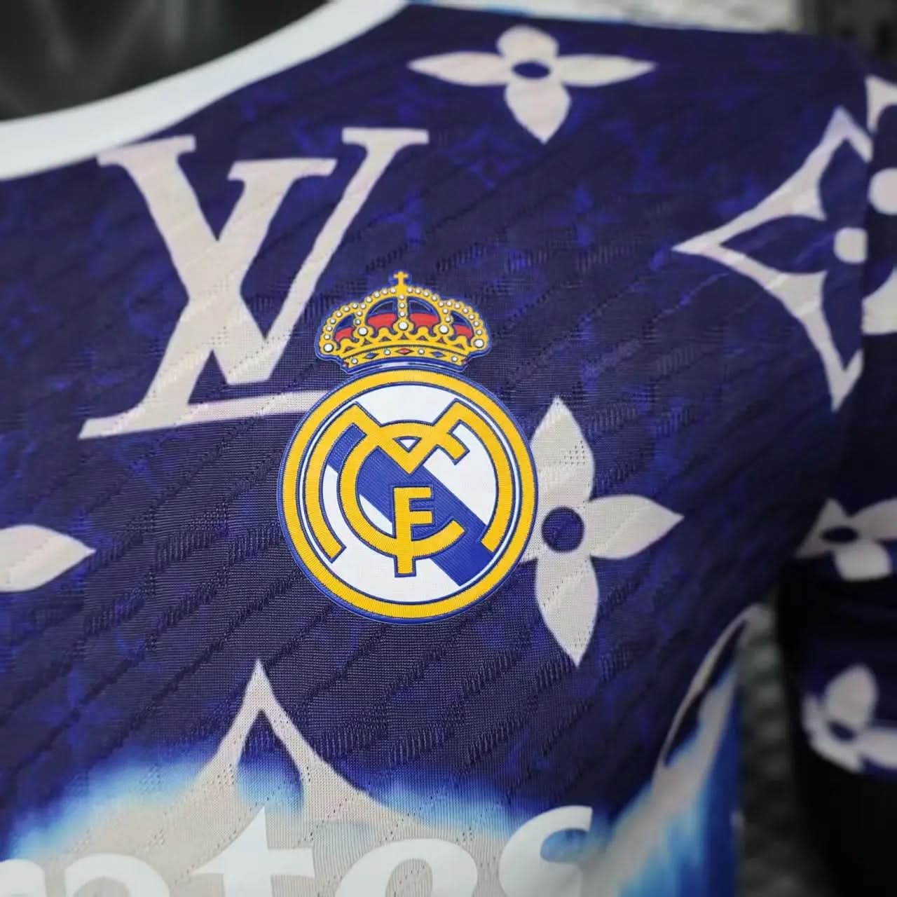 2025-26 Real Madrid L-V Blue Player Size S-2XL asasshop