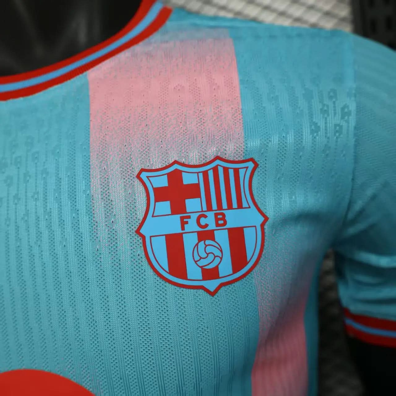 2025-26 Barcelona Special Blue-Pink Player S-2XL asasshop