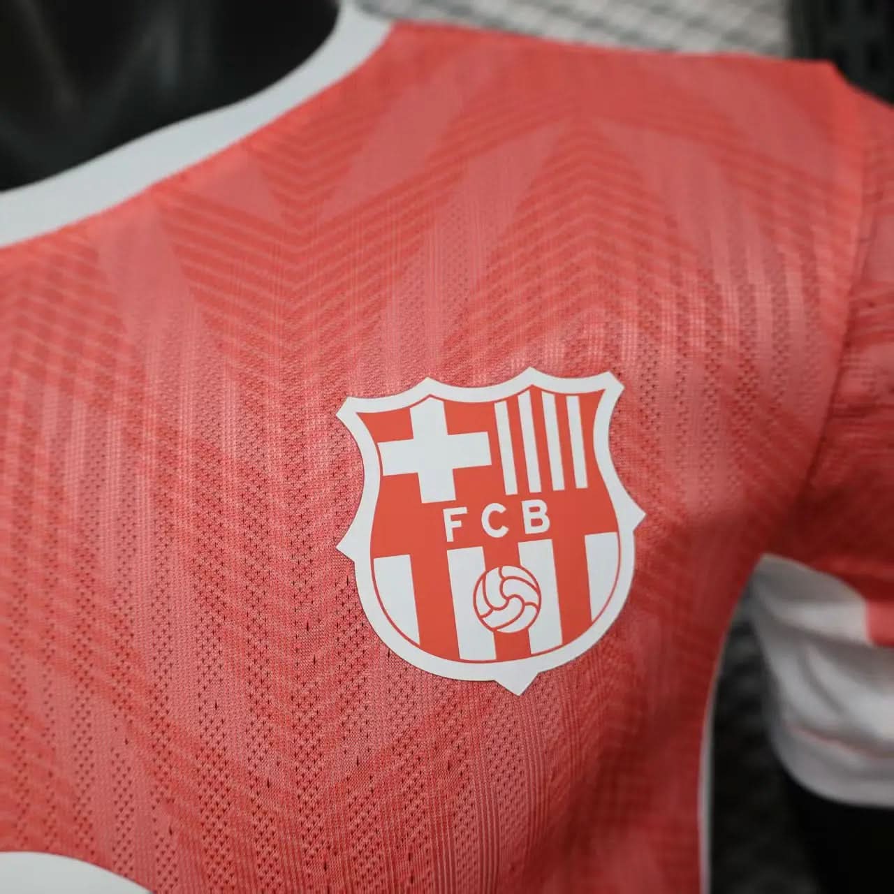 2025-26 Barcelona Special Red-White Player S-2XL asasshop