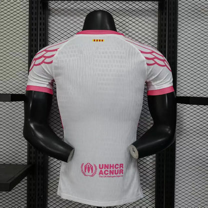 2025-26 Barcelona Special Pink-White Player S-2XL asasshop