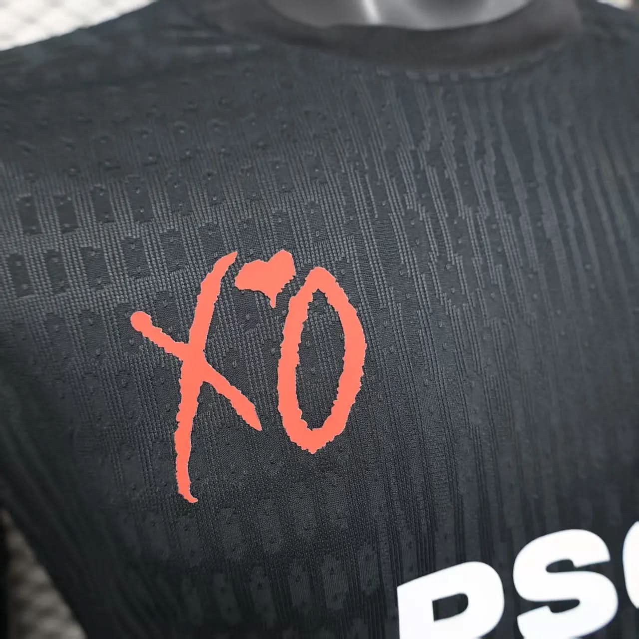 2025-26 Paris Champions X.O exclusive sponsor Black Player S-2XL asasshop