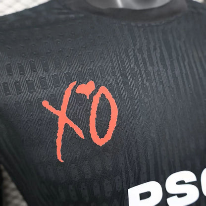 2025-26 Paris Champions X.O exclusive sponsor Black Player S-2XL asasshop