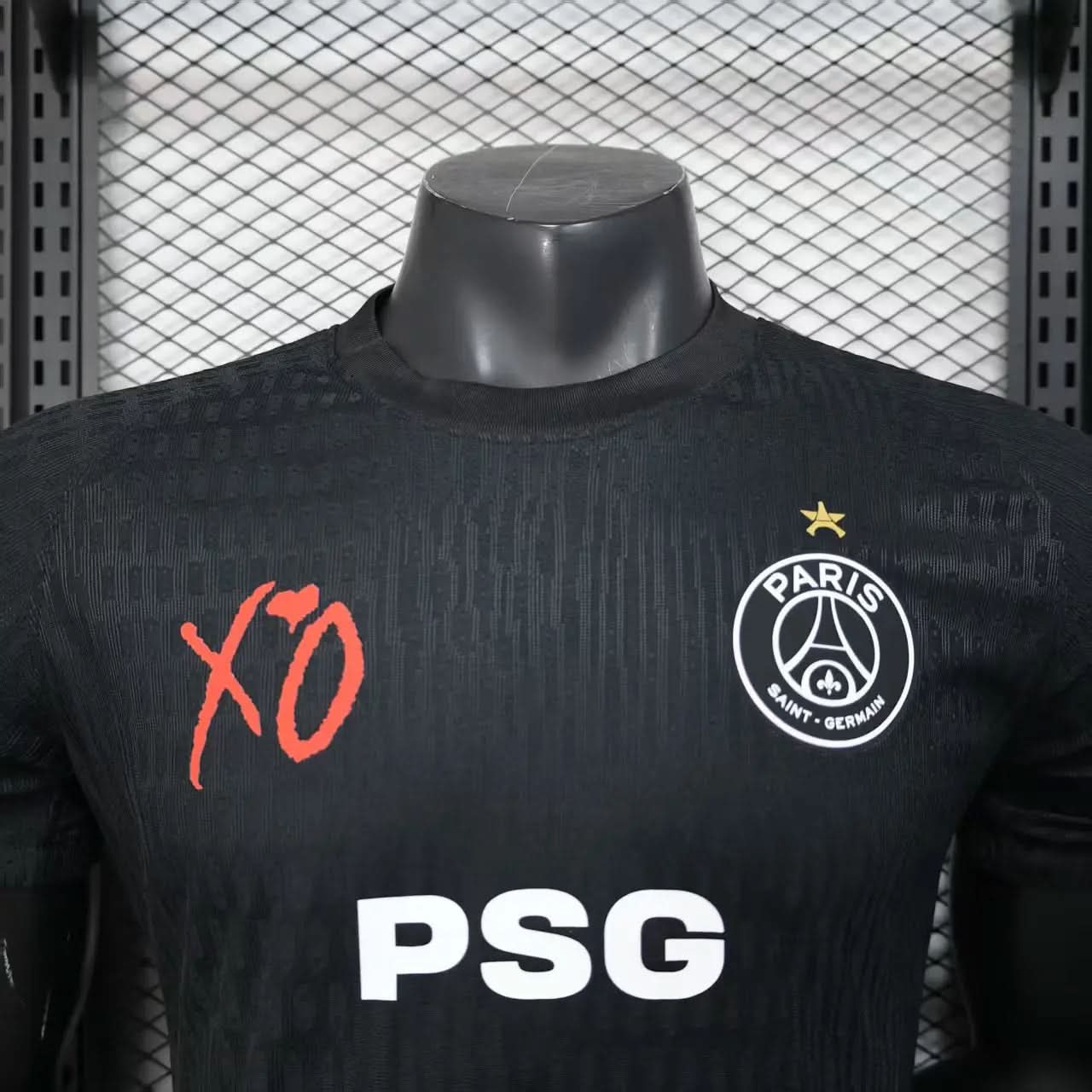 2025-26 Paris Champions X.O exclusive sponsor Black Player S-2XL asasshop