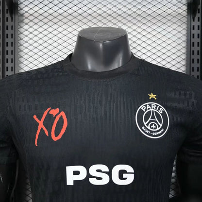2025-26 Paris Champions X.O exclusive sponsor Black Player S-2XL asasshop