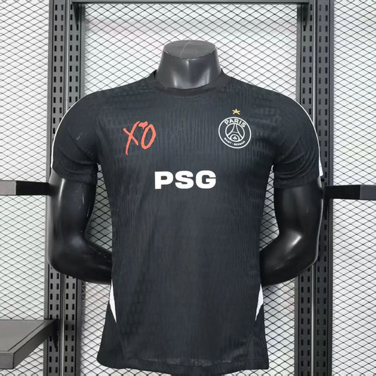 2025-26 Paris Champions X.O exclusive sponsor Black Player S-2XL asasshop