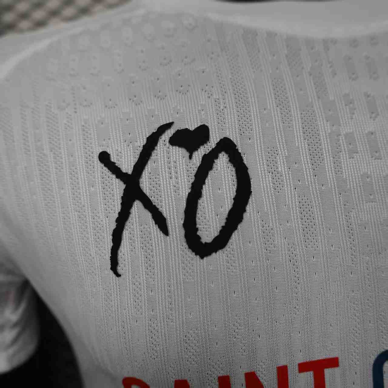 2025-26 Paris Champions X.O exclusive sponsor White Player S-2XL asasshop