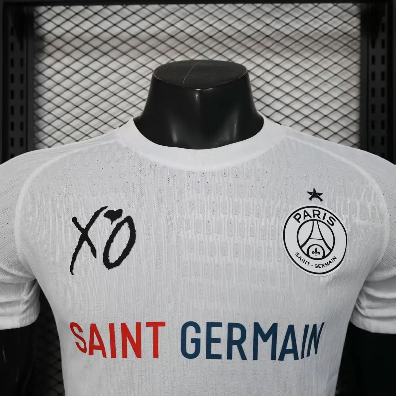 2025-26 Paris Champions X.O exclusive sponsor White Player S-2XL asasshop