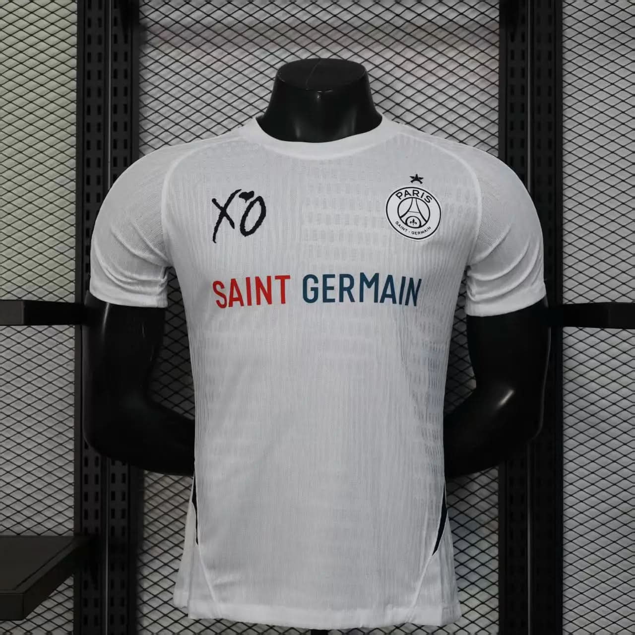 2025-26 Paris Champions X.O exclusive sponsor White Player S-2XL asasshop