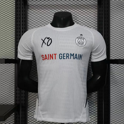2025-26 Paris Champions X.O exclusive sponsor White Player S-2XL asasshop