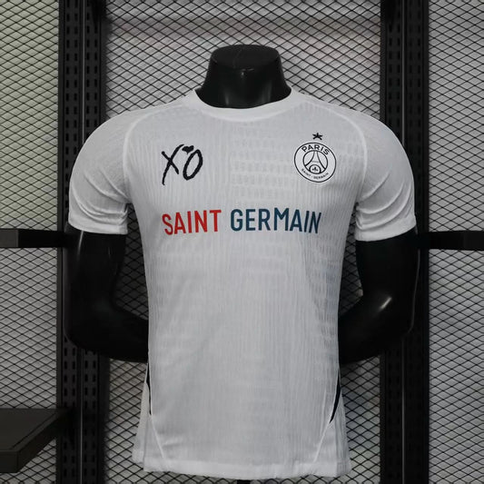 2025-26 Paris Champions X.O exclusive sponsor White Player S-2XL asasshop