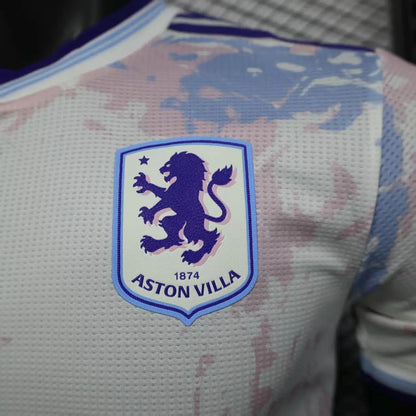2025-26 Aston Villa Second Away Player S-2XL asasshop