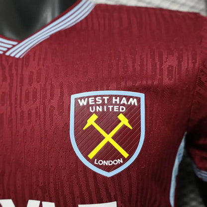 2025-26 West Ham United Home Player S-2XL asasshop
