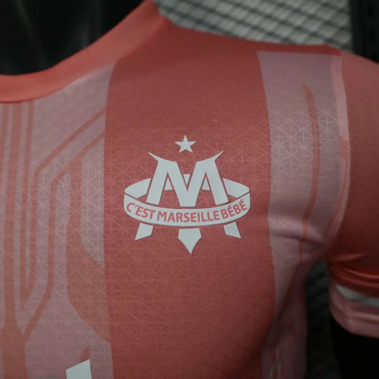 2025-26 Marseille YAMAHA Pink Player S-2XL asasshop