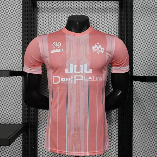 2025-26 Marseille YAMAHA Pink Player S-2XL asasshop
