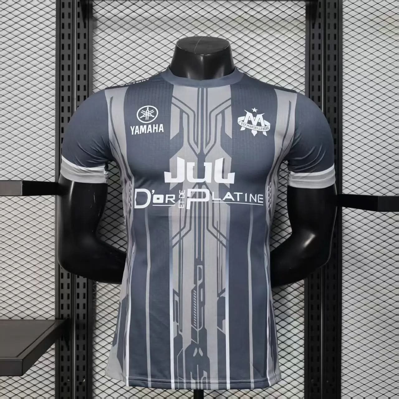 2025-26 Marseille YAMAHA Grey Player S-2XL asasshop