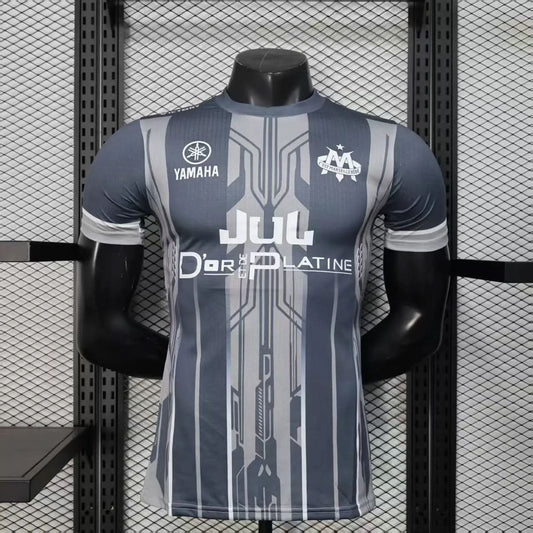 2025-26 Marseille YAMAHA Grey Player S-2XL asasshop