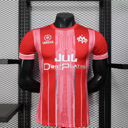 2025-26 Marseille YAMAHA Red Player S-2XL asasshop