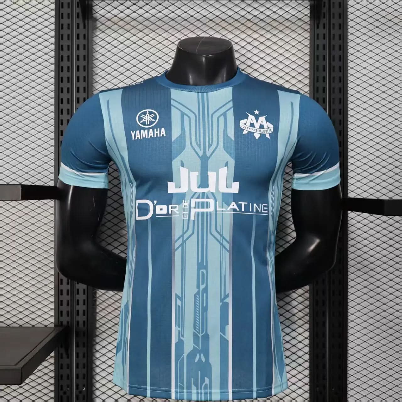 2025-26 Marseille YAMAHA Blue Player S-2XL asasshop