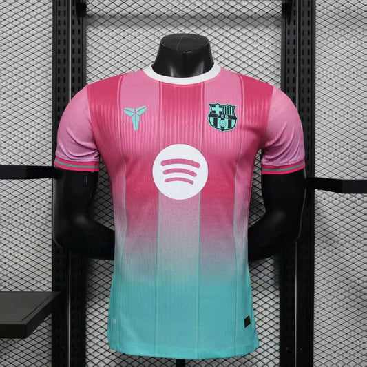2025-26 Barcelona Special Pink-Green Player S-2XL asasshop