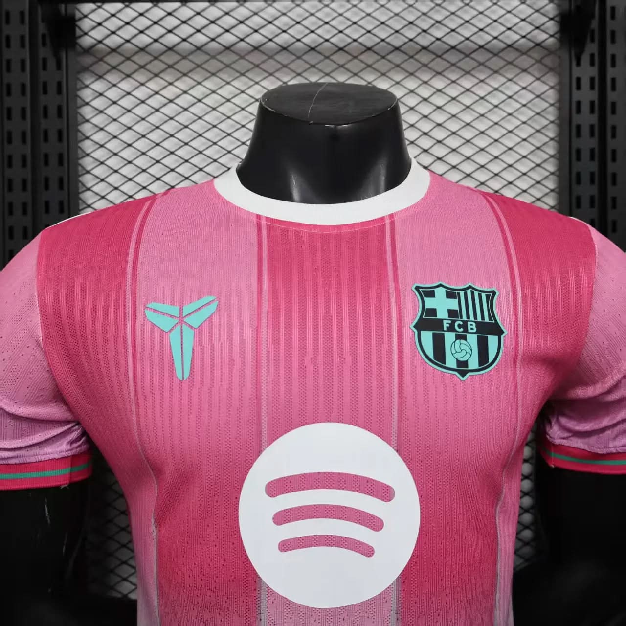 2025-26 Barcelona Special Pink-Green Player S-2XL asasshop